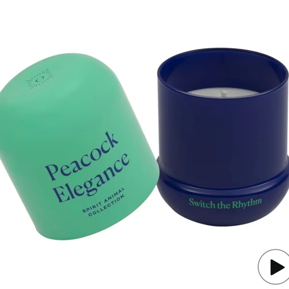 OJO Peacock Elegance Scented Candle – 7.8 oz Jar Candle